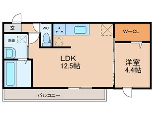 アピリシティⅡの物件間取画像